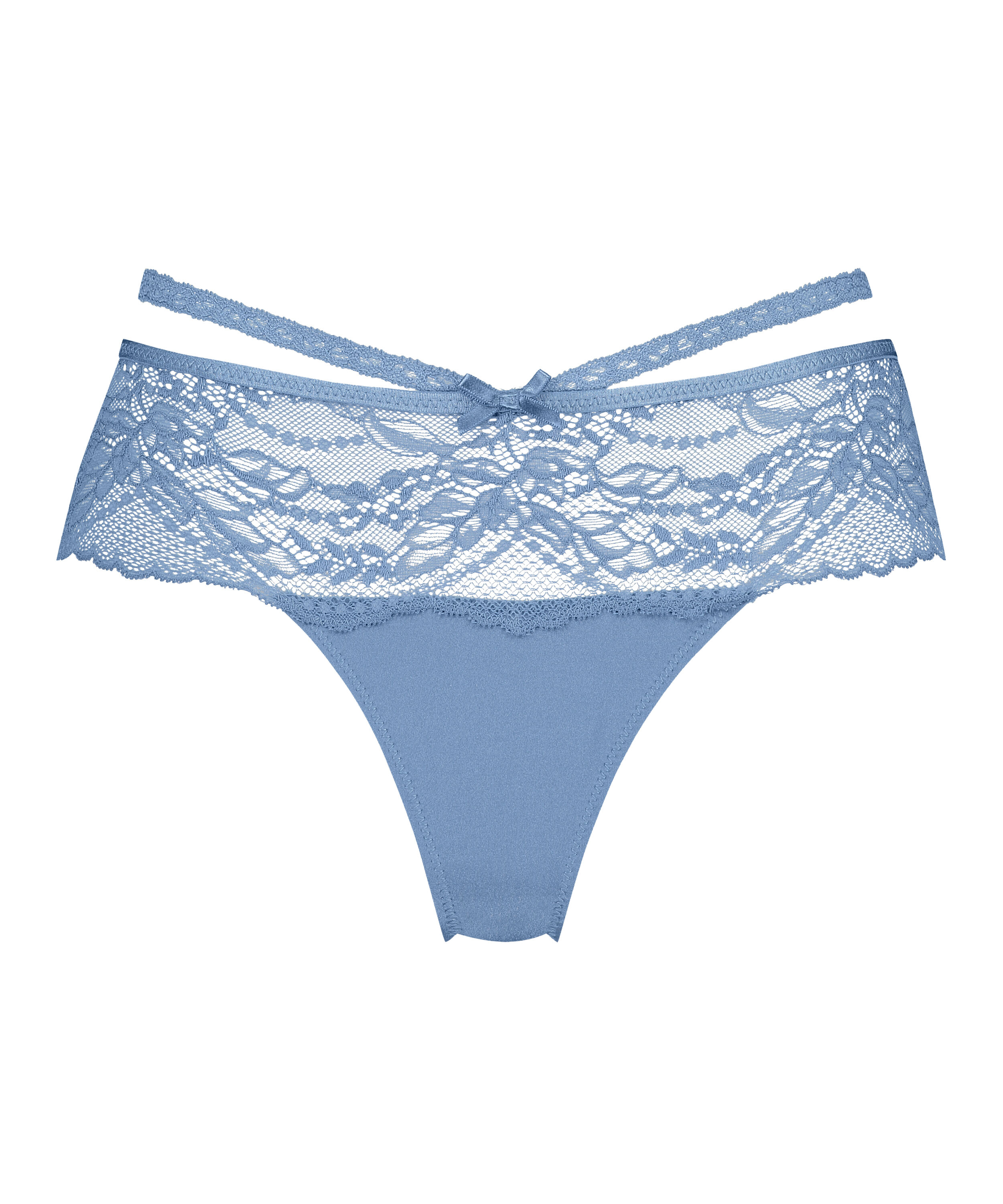 Tanga b&oacute;xer Francesca, Azul