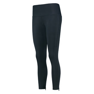 Leggings deportivos de cintura alta zip HKMX, Negro