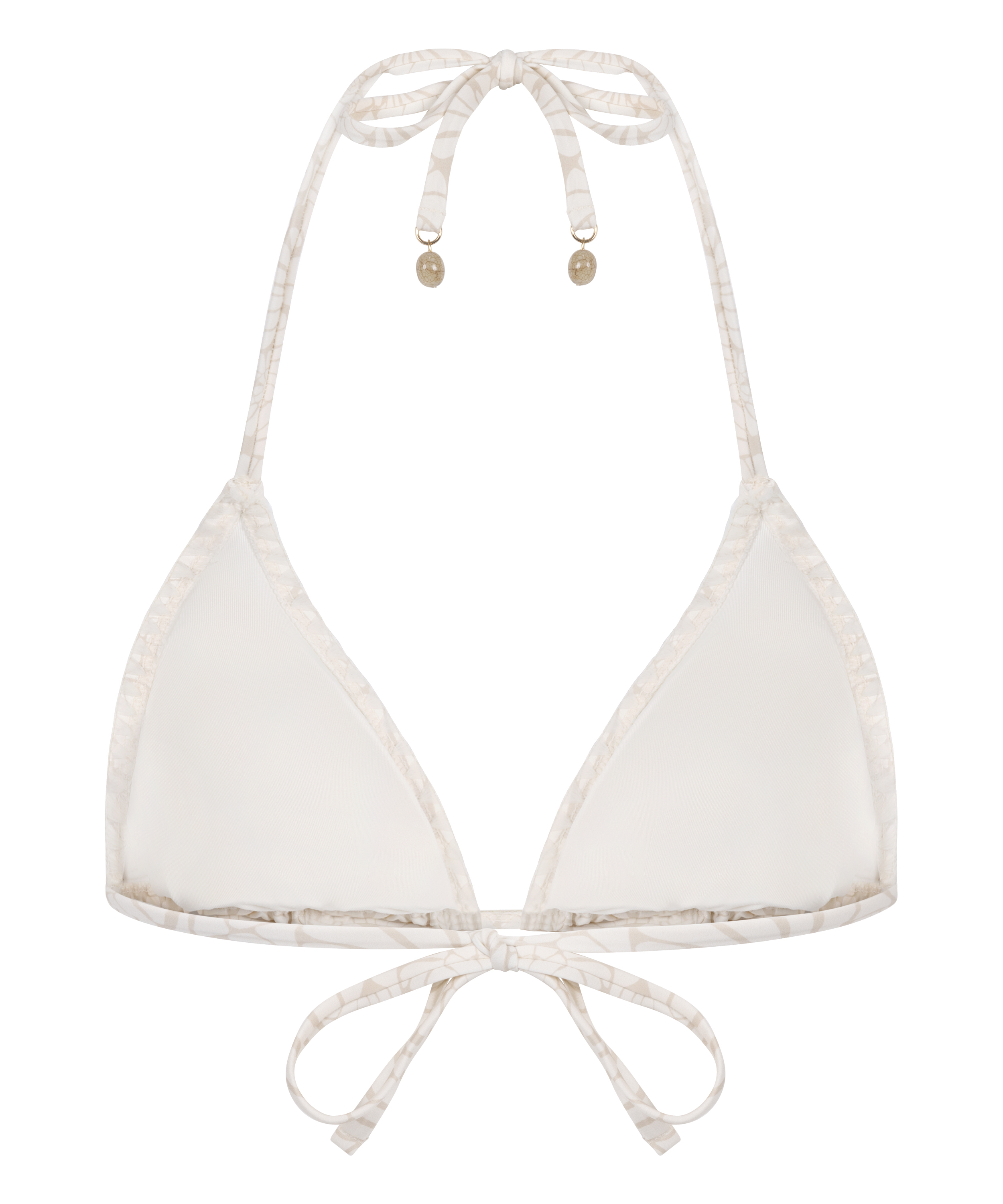 Top de bikini triangular Caicos, Beige, main