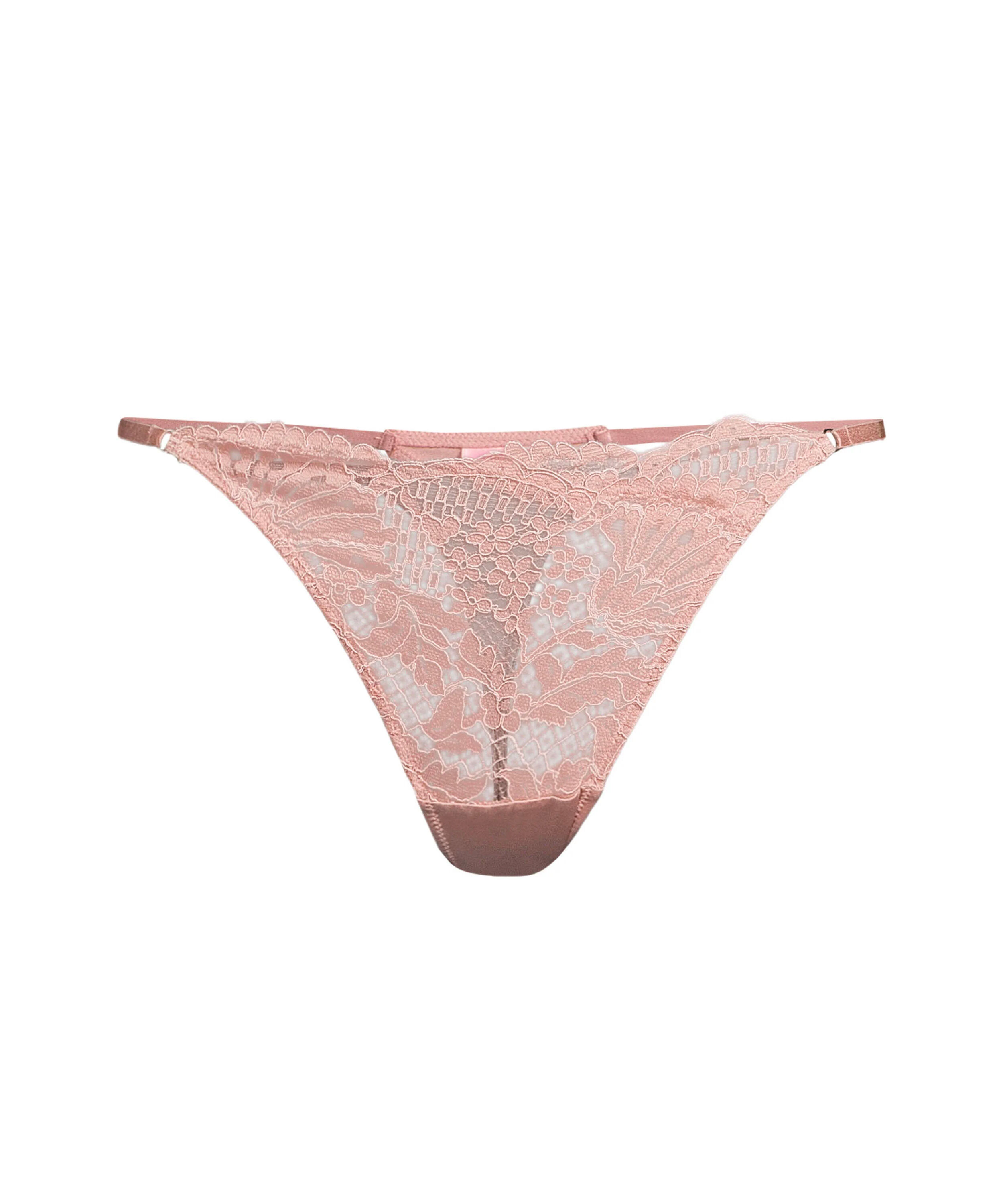 Tanga de pernera alta Essie, Morado