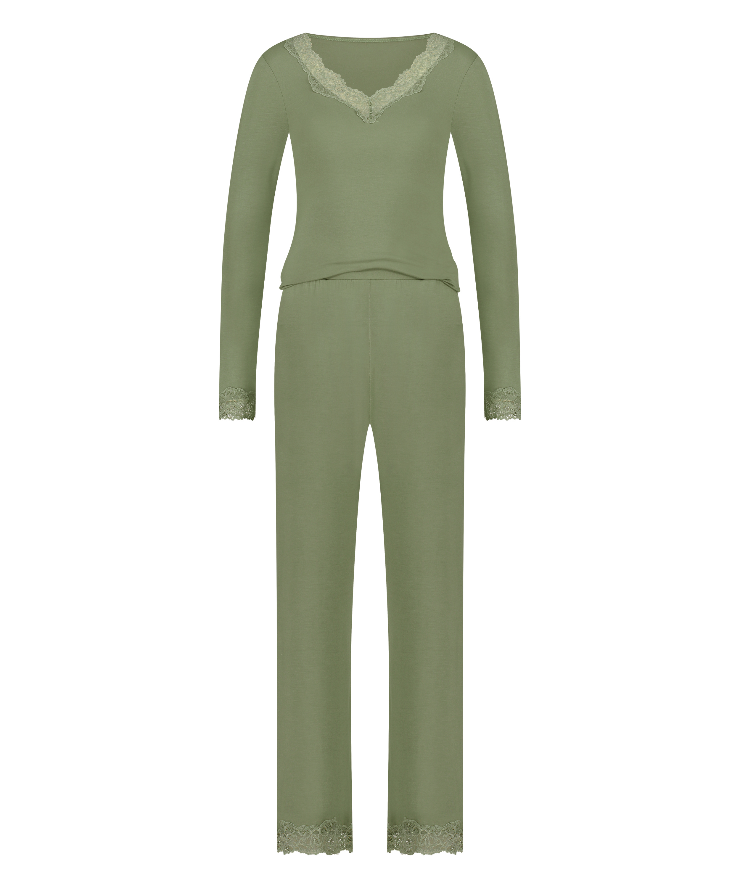 Conjunto de pijama, Verde, main