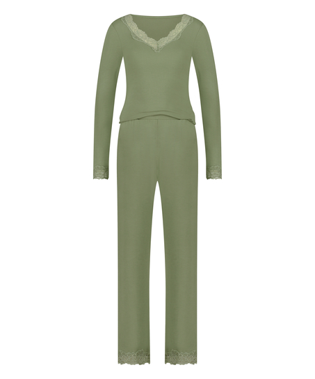 Conjunto de pijama, Verde