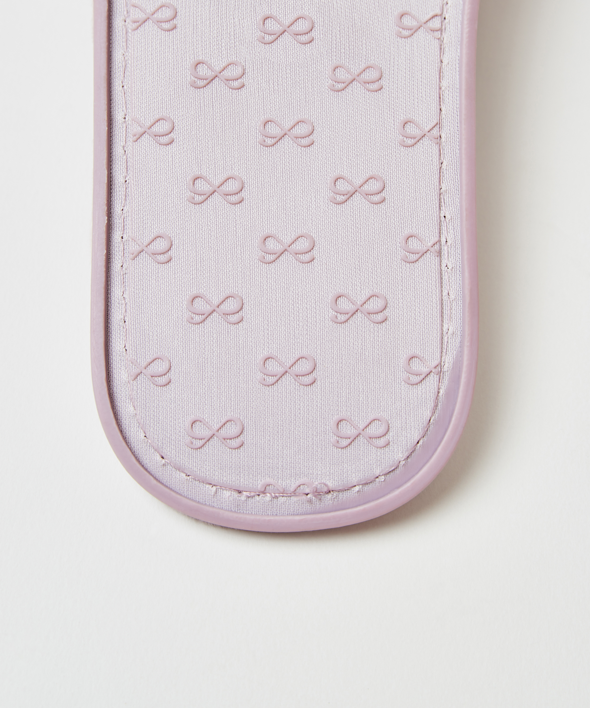 Pantuflas de terciopelo Knot, Morado, main