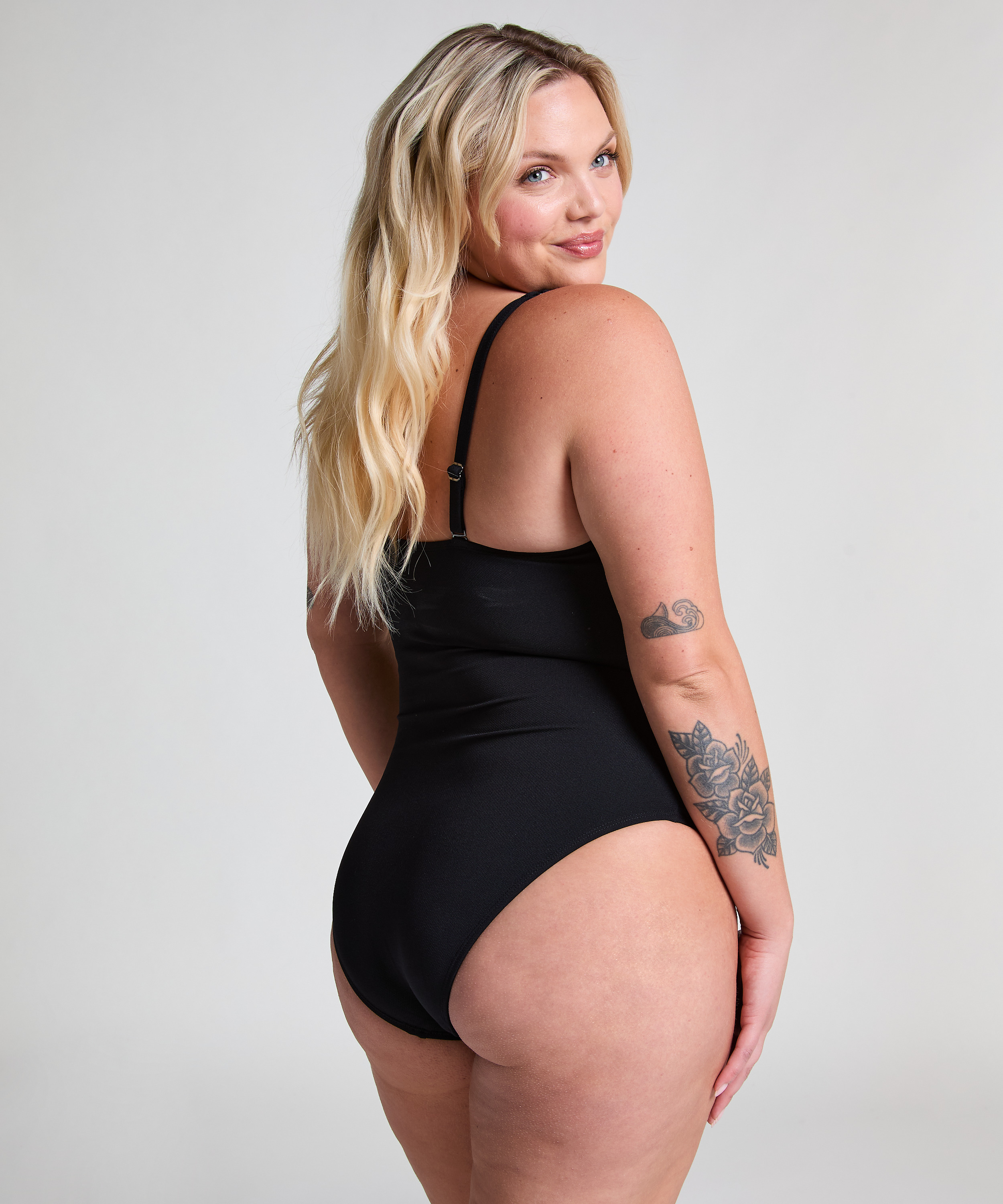 Bañador Shaping Scallop, Negro, main