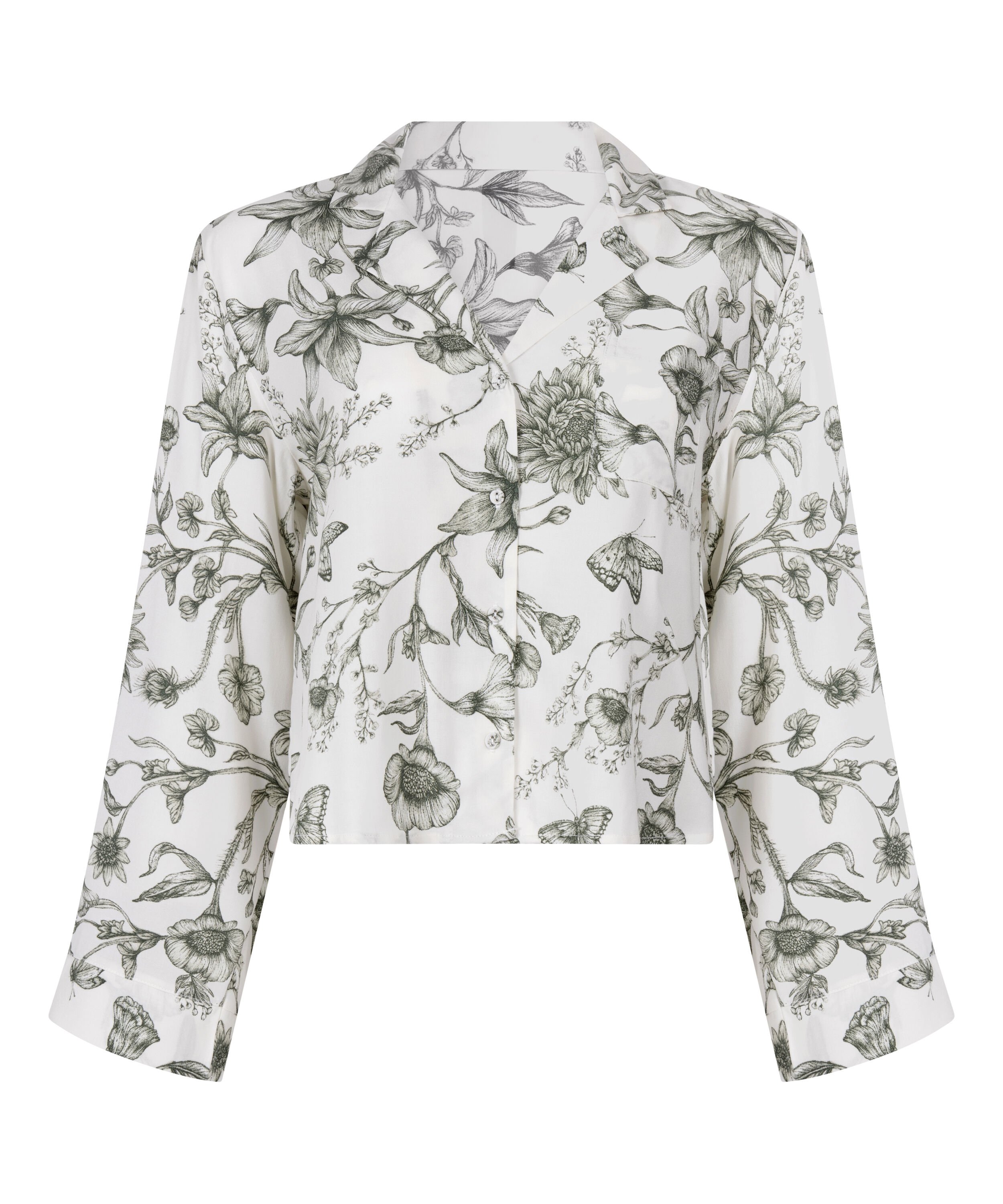 Top de pijama Storylover, Blanco