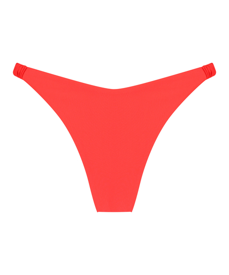Braguita de bikini de tiro alto Cairo, Rojo