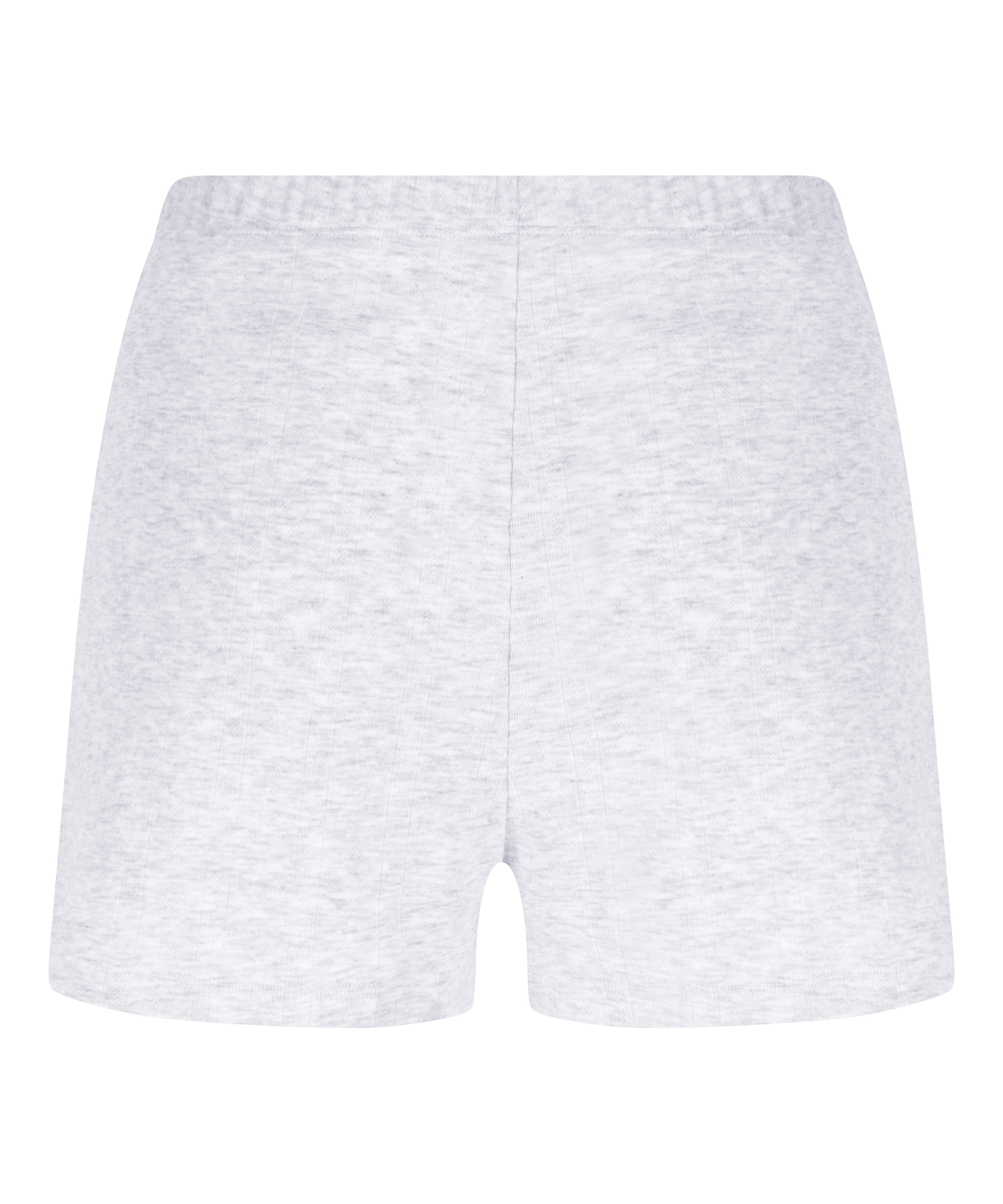 Short en pointelle, Gris, main