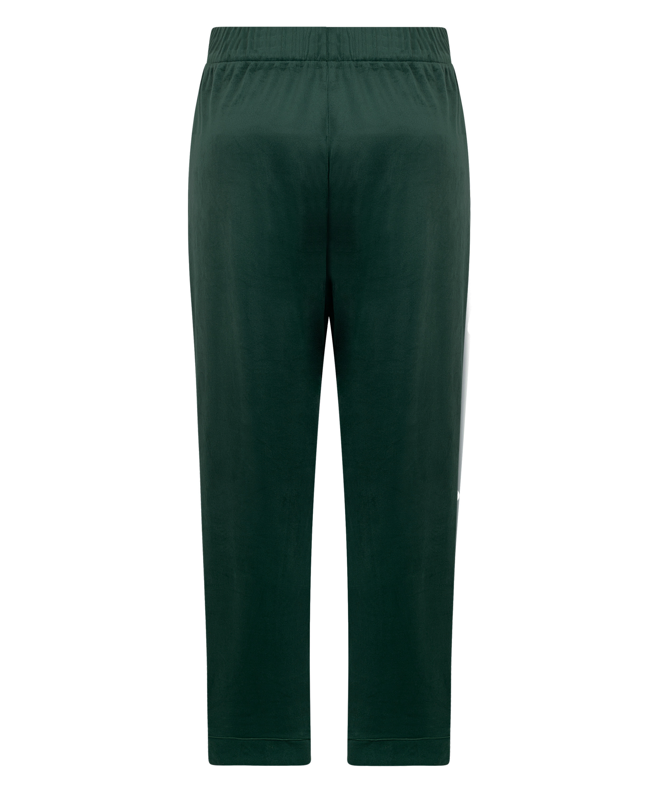 Pantal&oacute;n de pijama de terciopelo, Verde, main