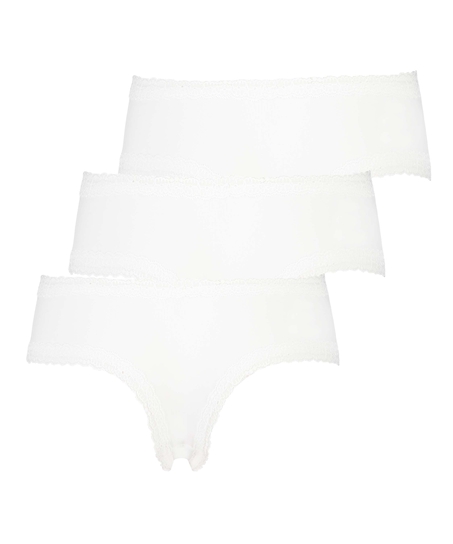 Pack de 3 brasileñas London, Blanco