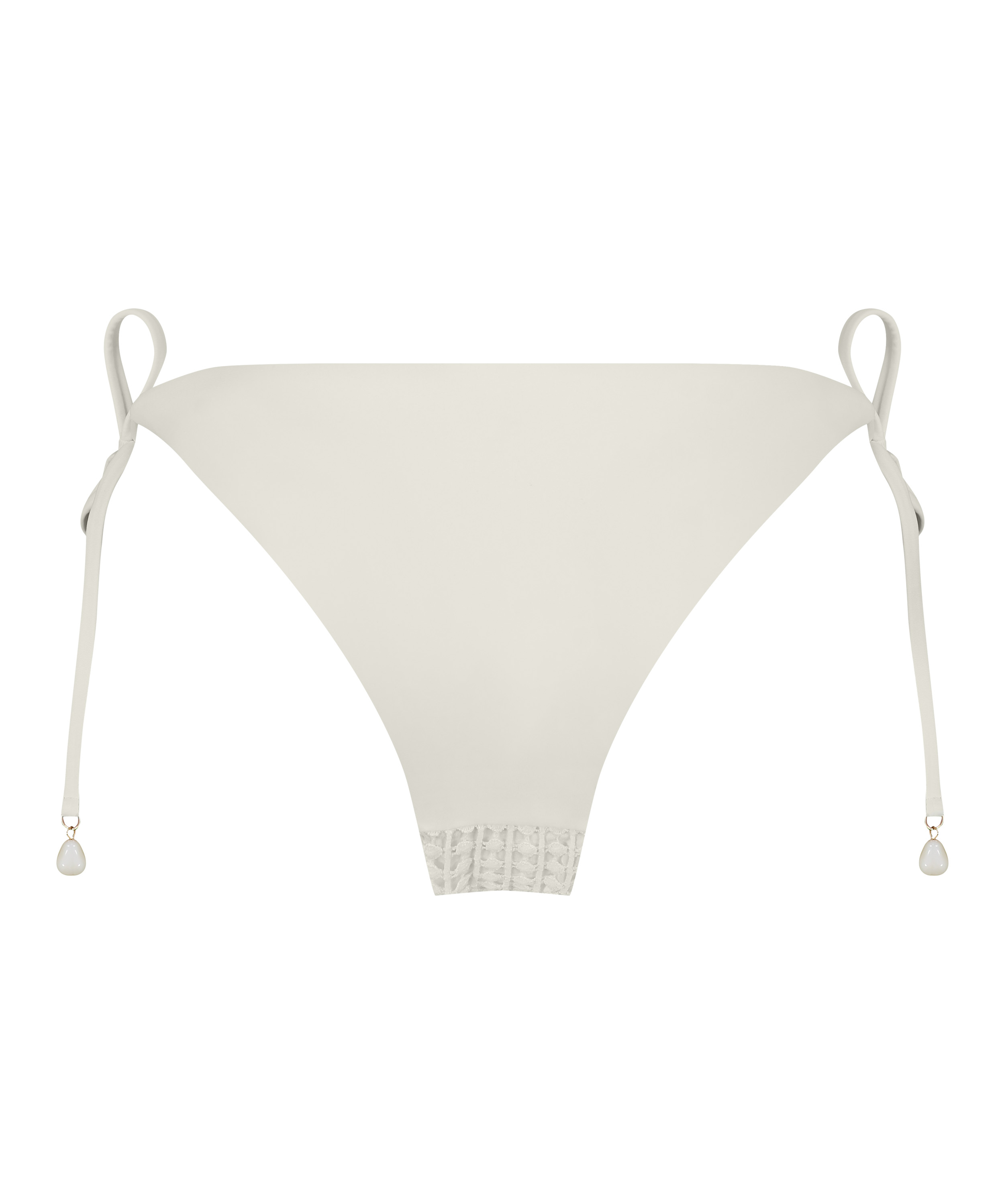 Braguita de Bikini Cheeky Tanga Maui Crochet, Blanco, main