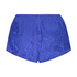 Pantalones cortos de leopardo con jacquard de encaje Nyakim, Azul
