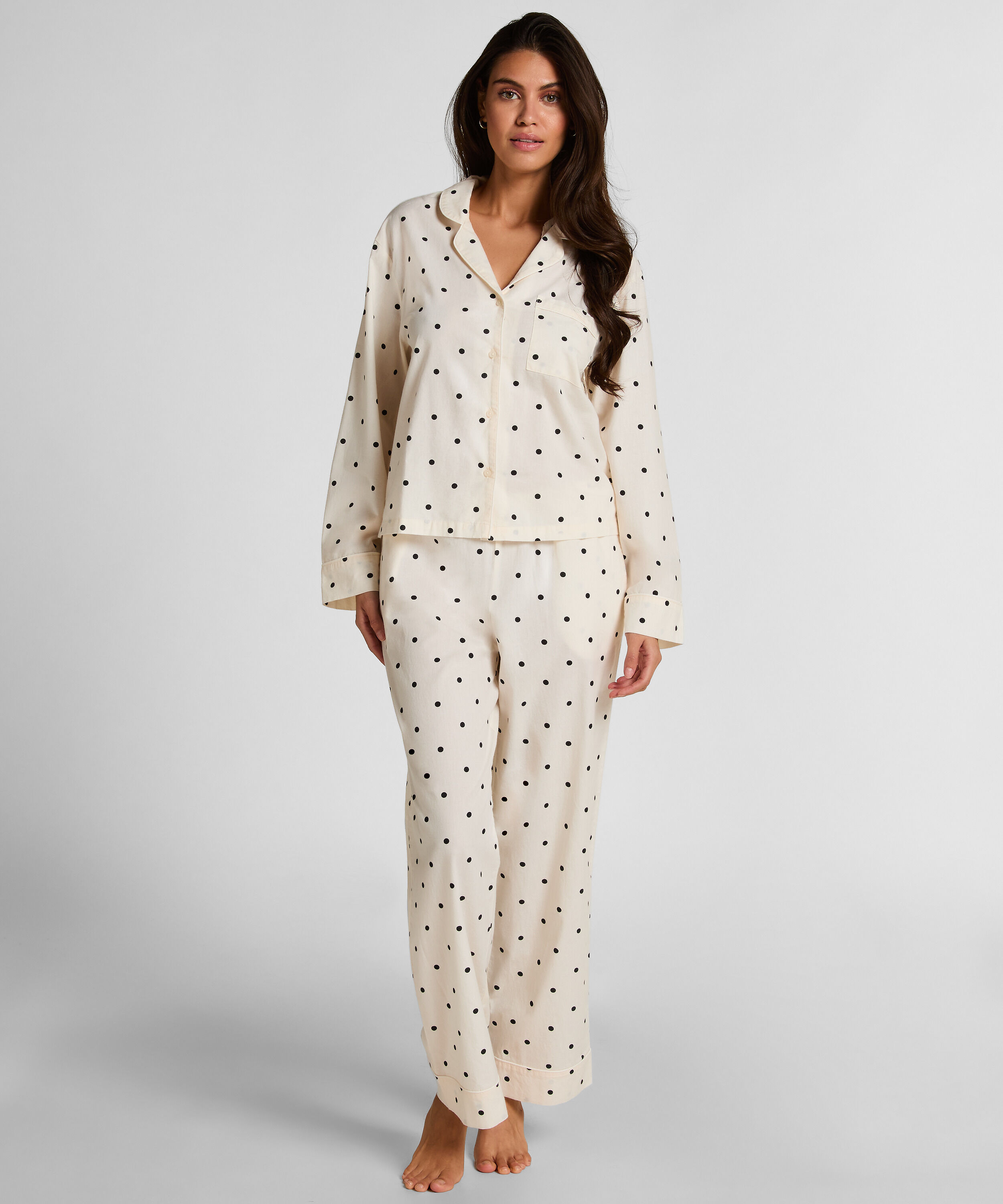 Chaqueta de algodón con lunares