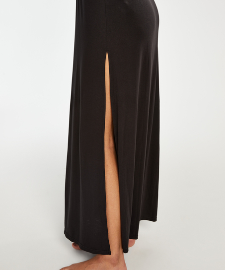 Vestido de playa de Jersey, Negro