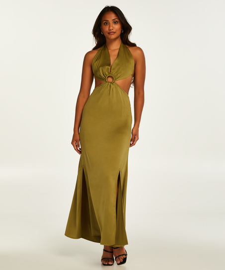 Vestido maxi, Verde