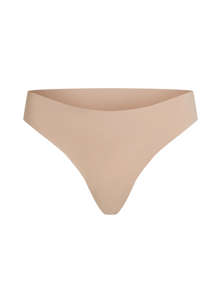 Tanga invisible b&aacute;sico, Beige