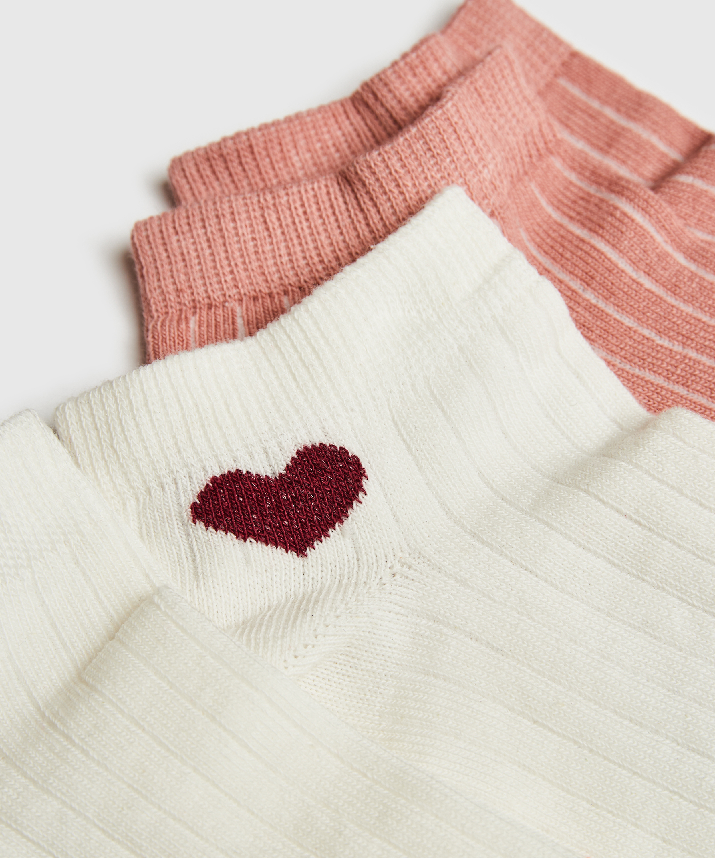 2 Pares Calcetines, Blanco, main