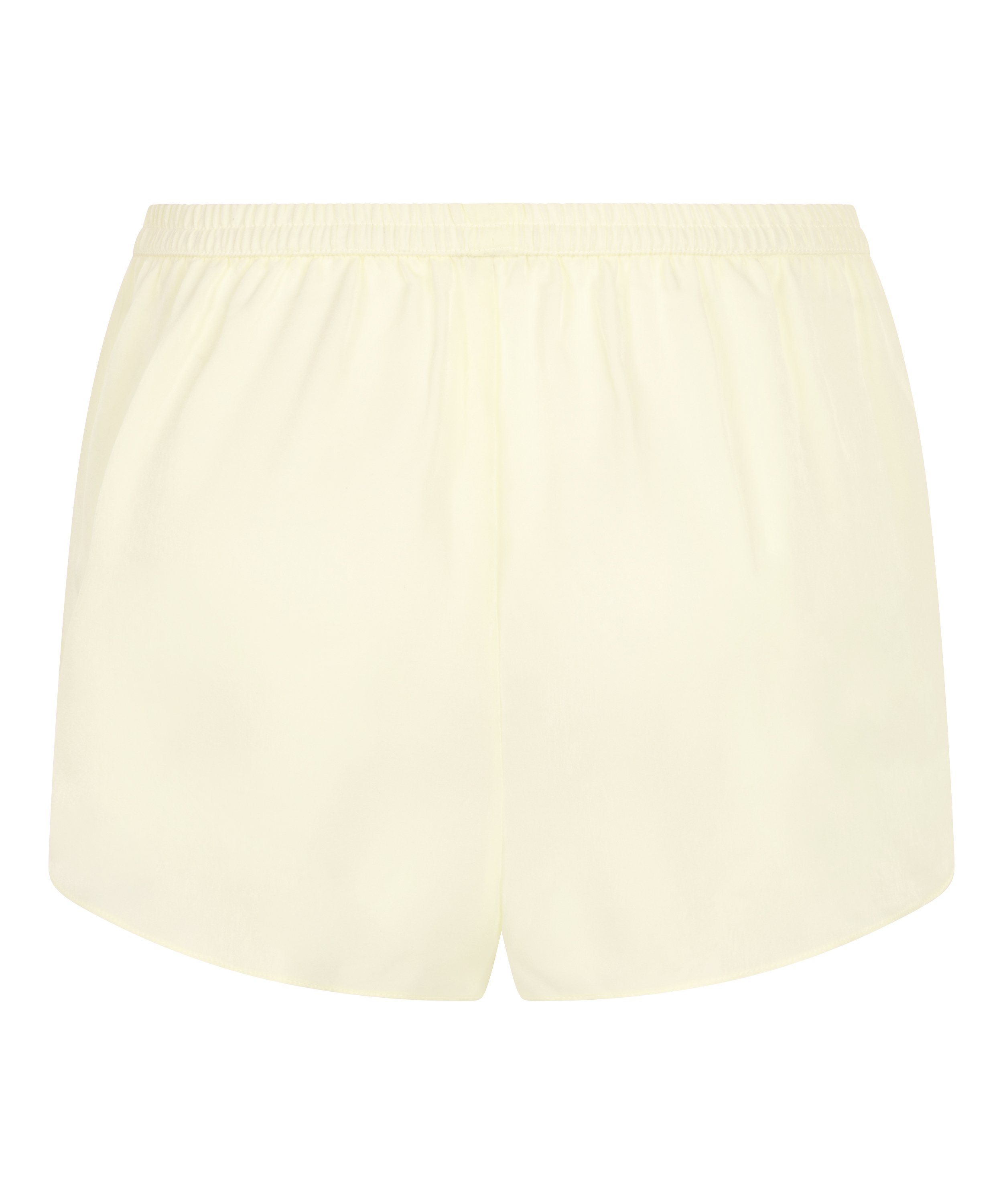 Short de sat&eacute;n Minimal, Amarillo, main