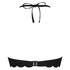Top de bikini preformado con efecto realce Scallop Copa A - E, Negro