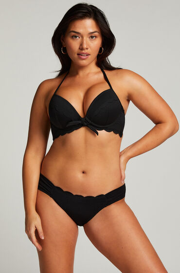 hunkemoller braguita de bikini rio scallop negro