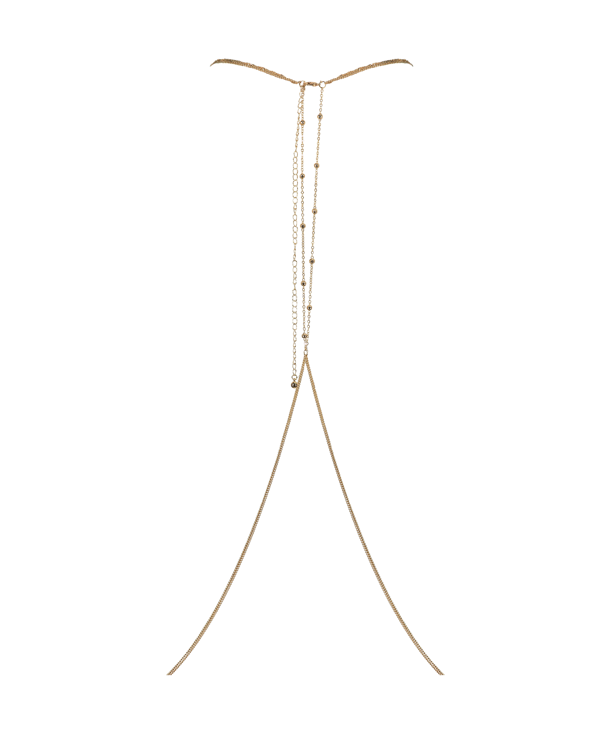 Bodi de arnés y cadenas, Amarillo, main