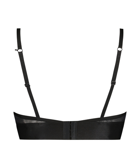 Bralette de rejilla Flexing, Negro