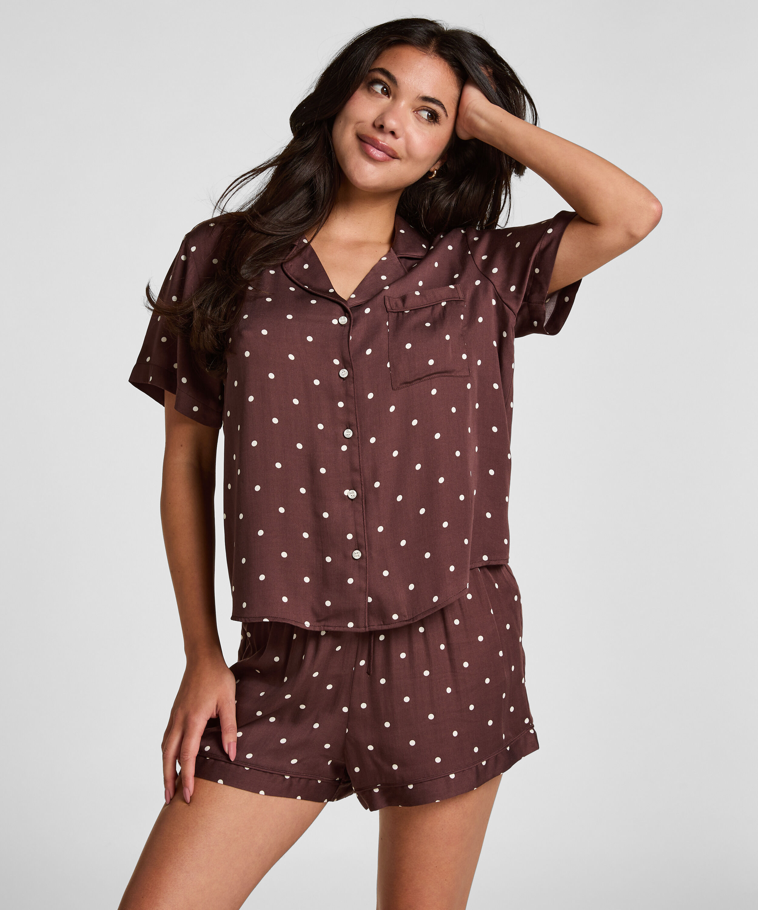 Pantalones cortos de pijama Satin