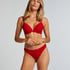 Sujetador push-up de aros preformado Teddy, Rojo