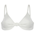Top de bikini triangular Sacramento, Blanco