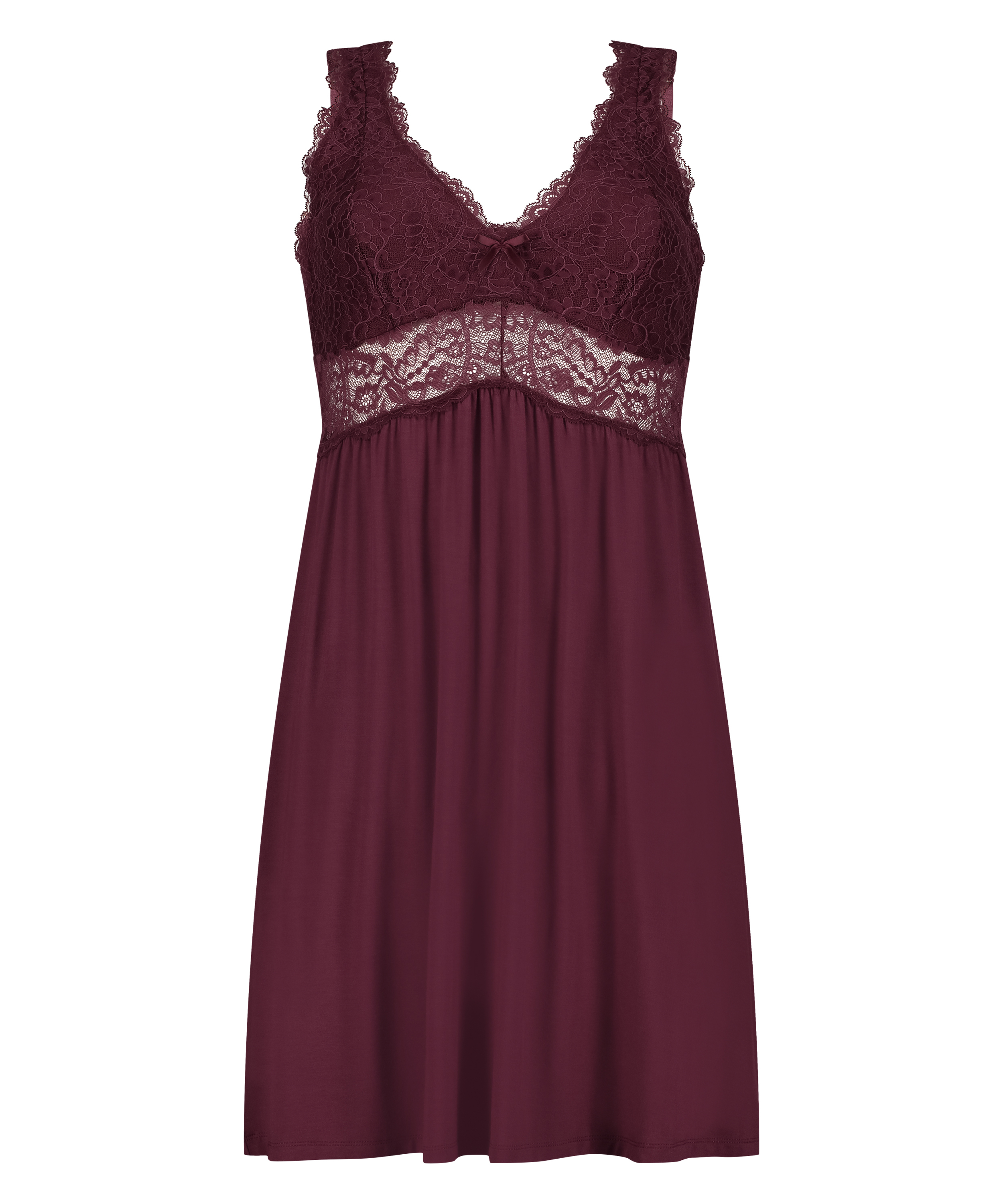 Vestido lencero Nora Lace, Morado, main