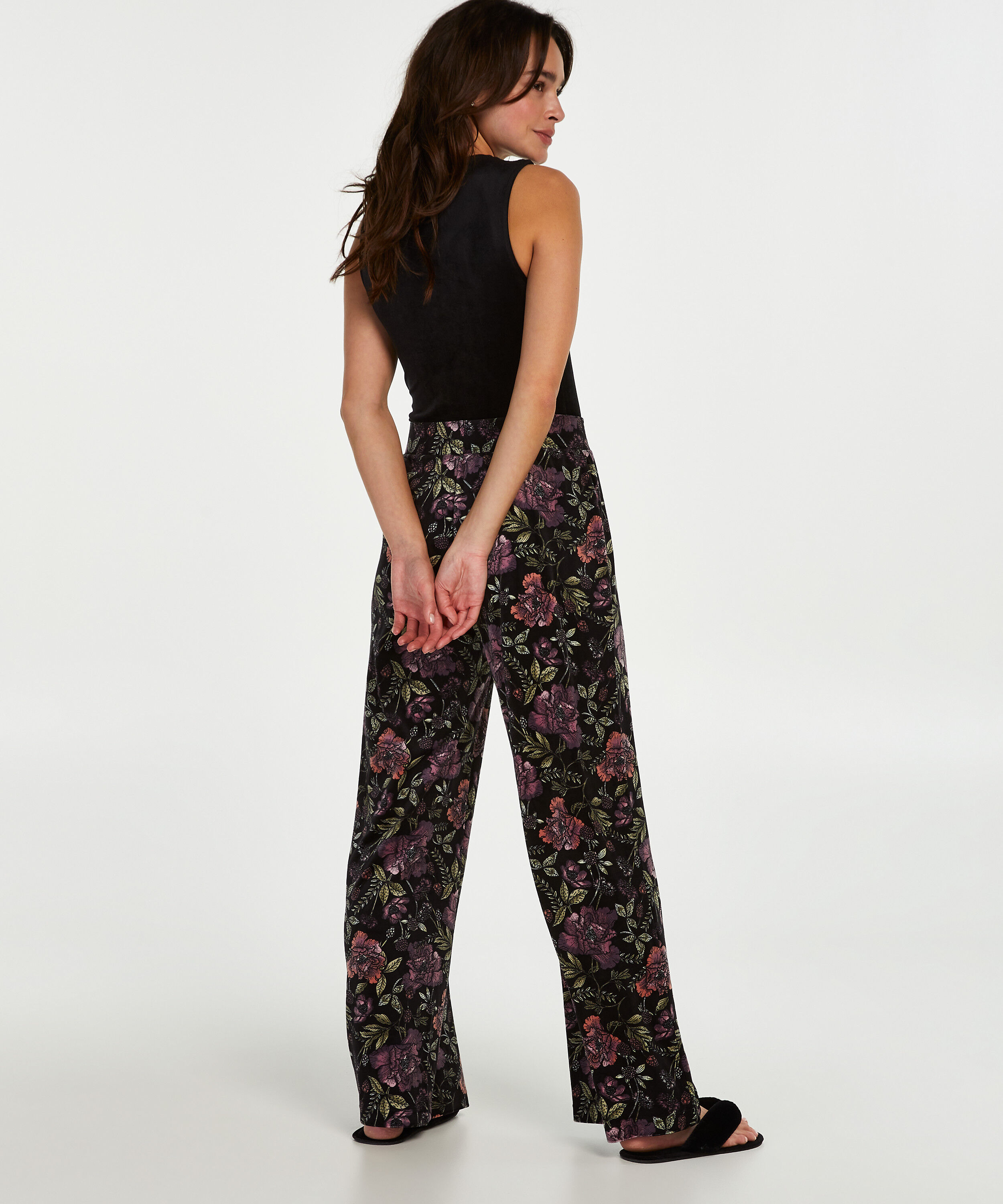 Pantalón palazzo de terciopelo por 29.99€ - Pantalones - Hunkemöller