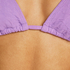 Top de bikini de triángulo Libby, Morado
