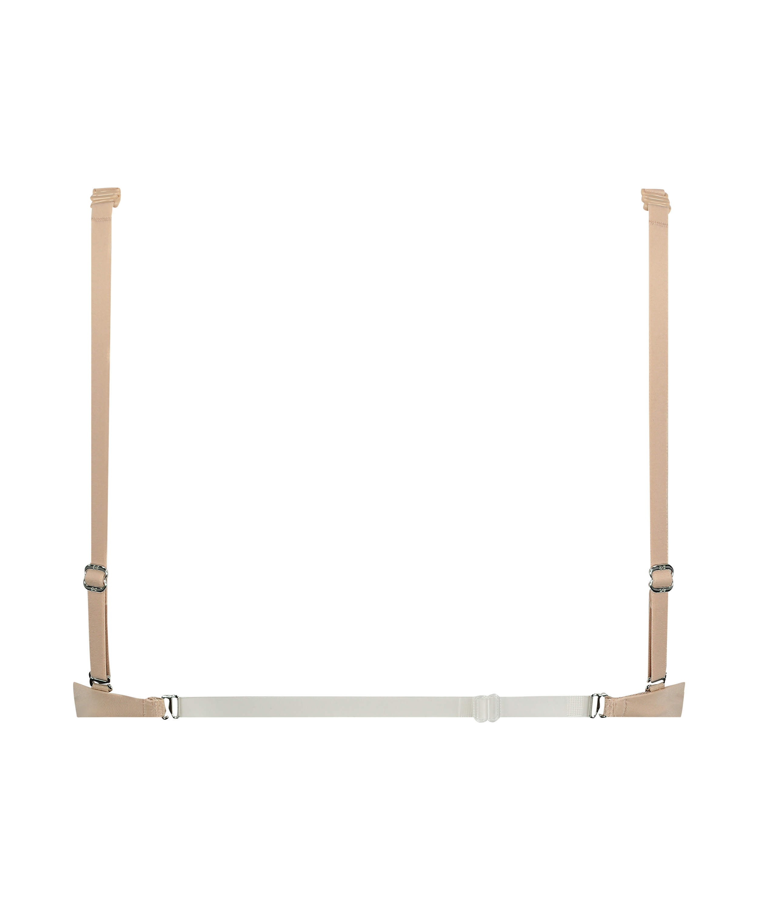 Sujetador de aros preformado Transparent Back Multiway, Beige, main