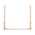 Sujetador de aros preformado Transparent Back Multiway, Beige