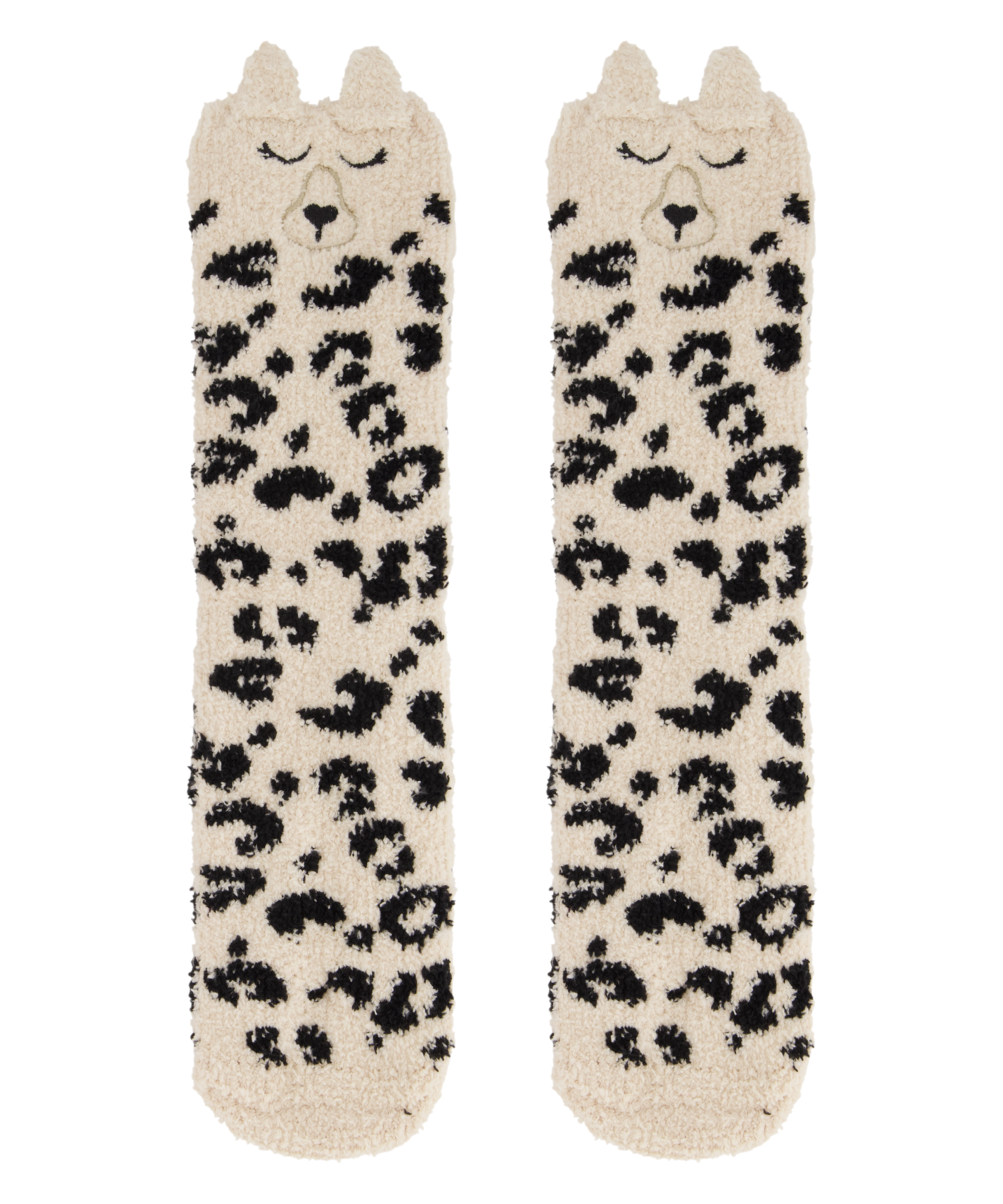 Calcetines de leopardo de las nieves, Beige, main