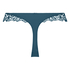 Tanga pantalón corto Diva, Azul