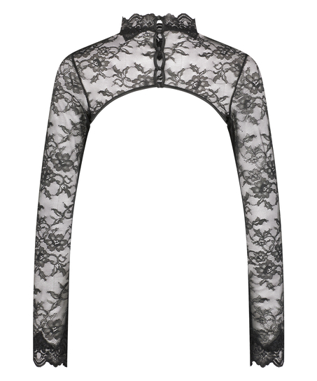 Top bolero Sienna, Negro