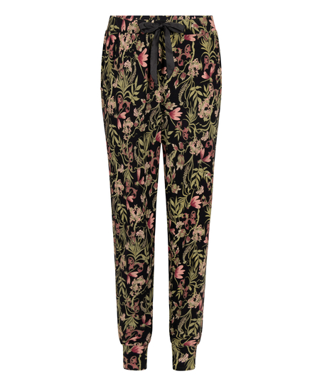 Pantalón de pijama Jersey, Negro