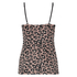 Camiseta de terciopelo leopard, Rosa