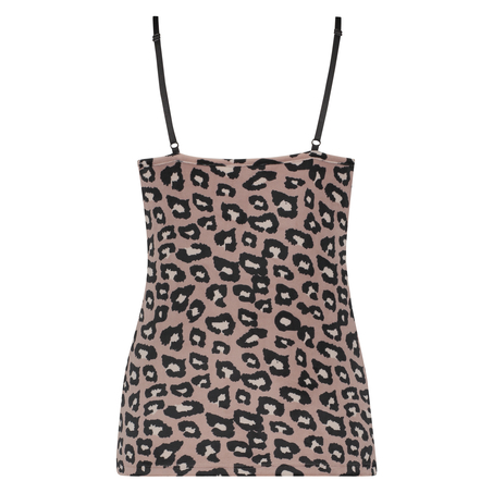 Camiseta de terciopelo leopard, Rosa