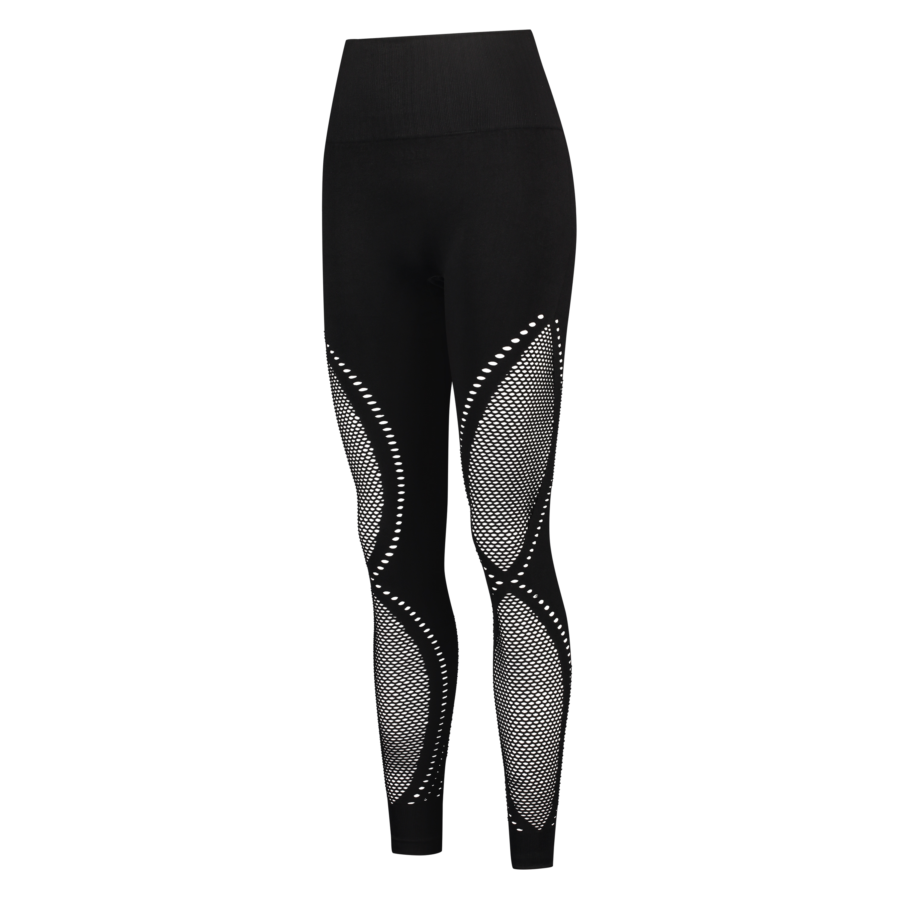 Leggings deportivos de talle alto y sin costuras de HKMX Comfort, Negro, main