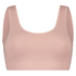 Bralette sin costuras, Rosa