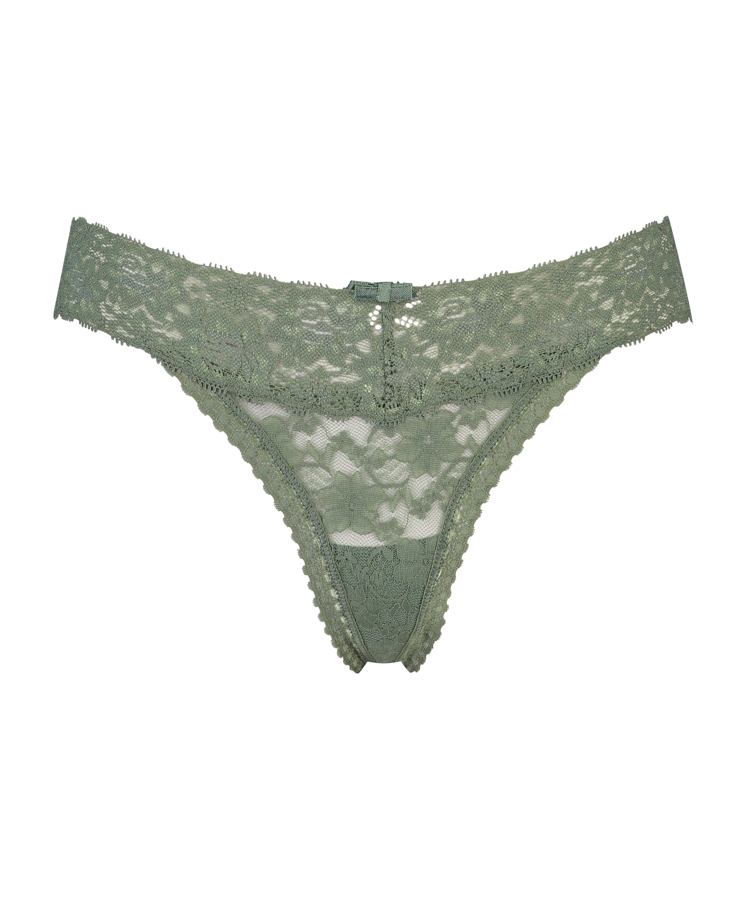 Tanga de corte ultra bajo en forma de V, Verde, main