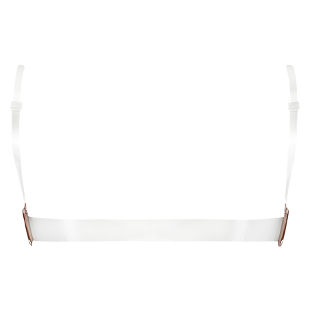 Sujetador push-up de aros preformado sin tirantes Transparent Back, Beige