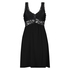 Vestido lencero Nora Lace, Negro