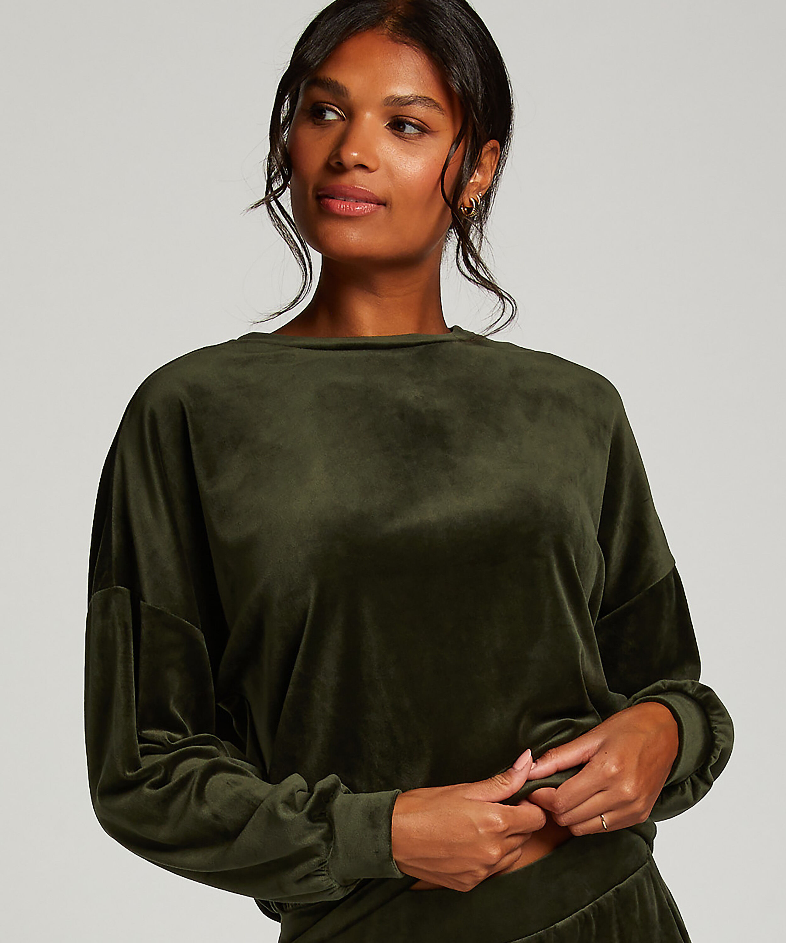 Top de terciopelo, Verde