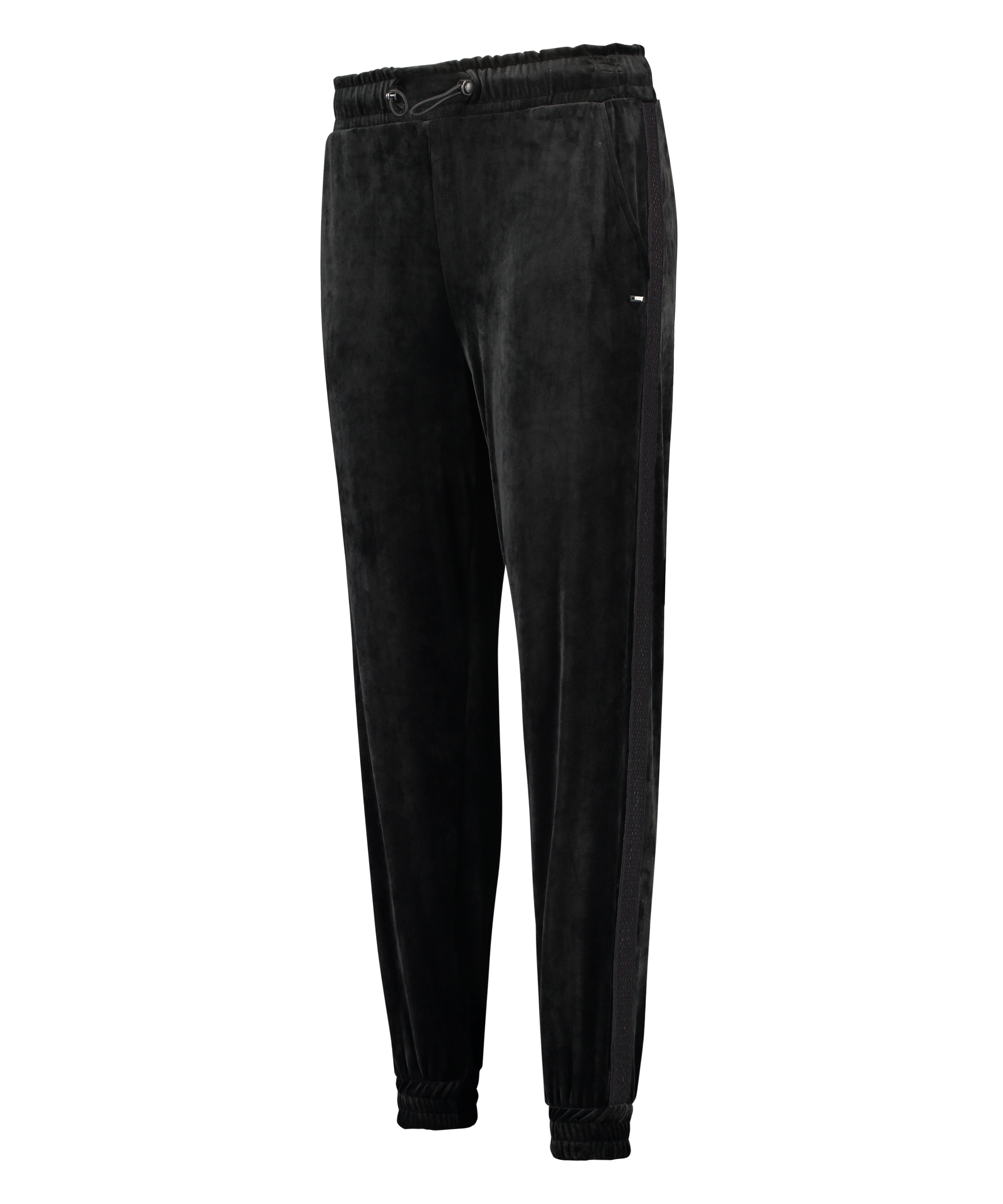 Pantal&oacute;n de deporte de terciopelo HKMX, Negro, main