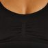 Bralette sin costuras Marine, Negro
