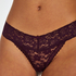 Tanga de corte ultra bajo en forma de V, Morado