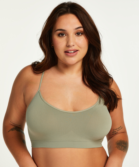 Bralette sin costuras Rose, Verde