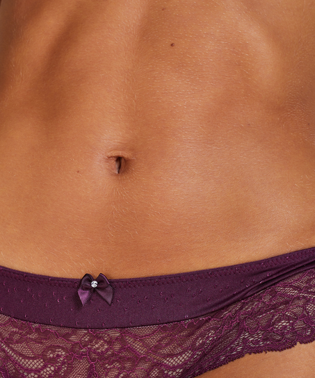 Tanga bóxer Sophie, Morado